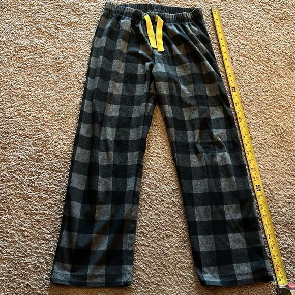 Old Navy Youth boys size large (10/12) gray & black polyester pajama pants. - Picture 5 of 7